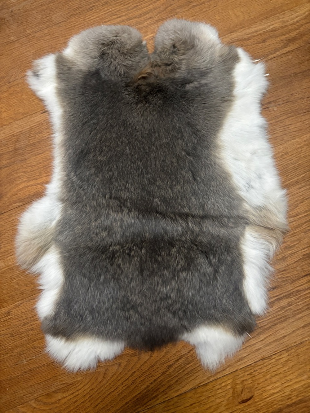 0862 rabbit fur pelt crafts decor